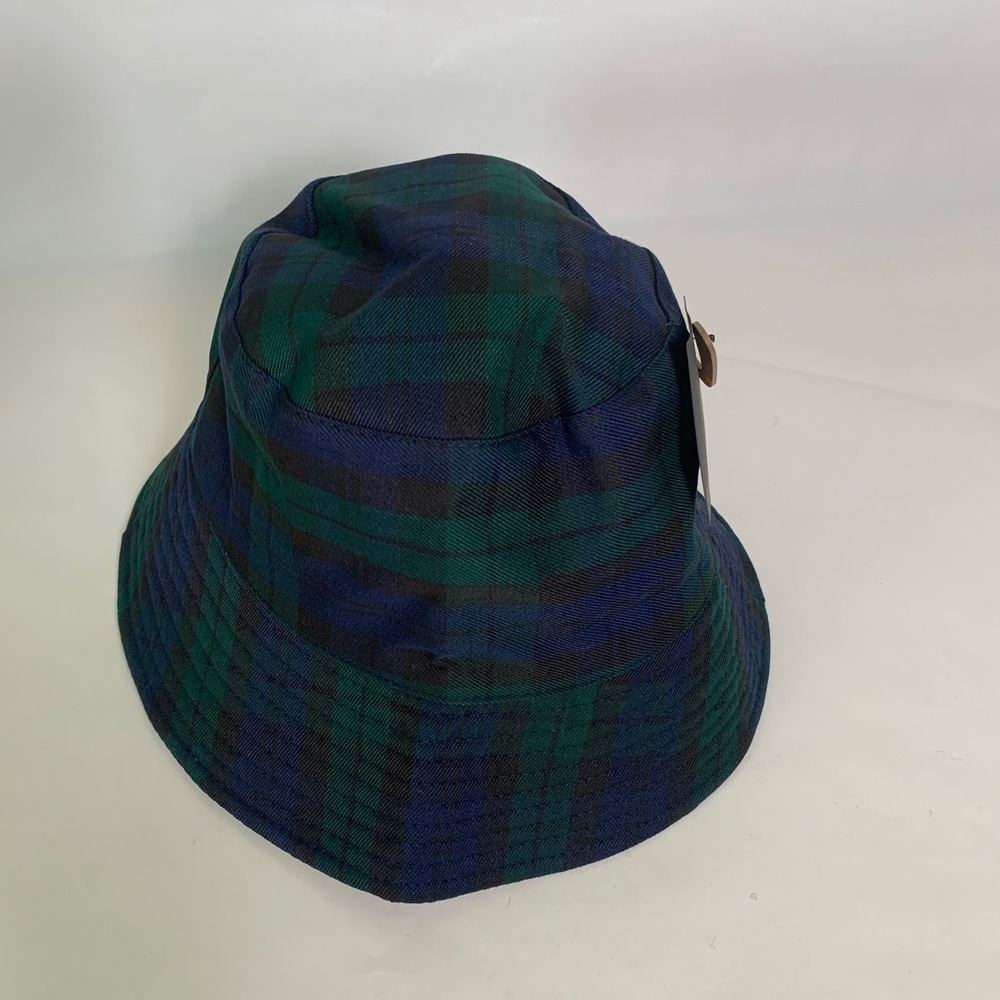 Tartan Traditions Bucket Hat Unisex One Size Black Watch Blue Green Plaid New - Picture 3 of 15